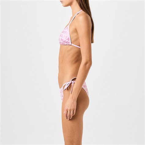 Balmain All Over Print Bikini Triangle Bikinis House Of Fraser