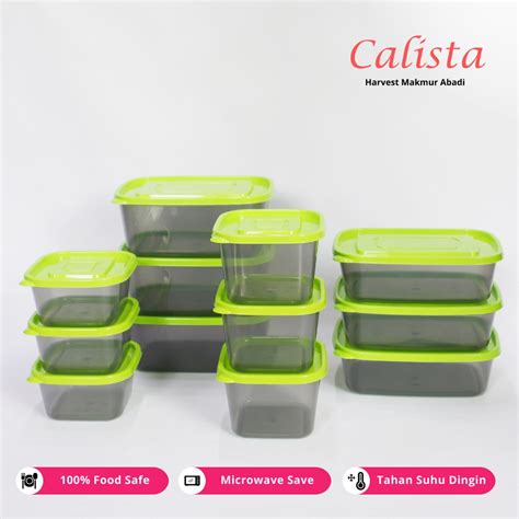 Jual CALISTA RUMOI SMOKE TOPLES SET ISI 12PCS WADAH KOTAK SET