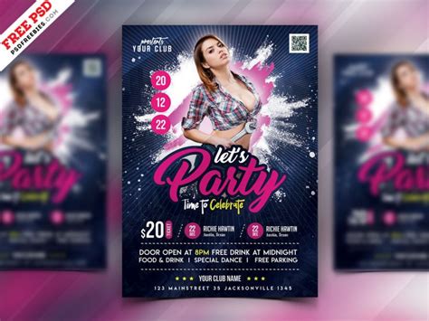 Night Club Party Flyer Psd Template