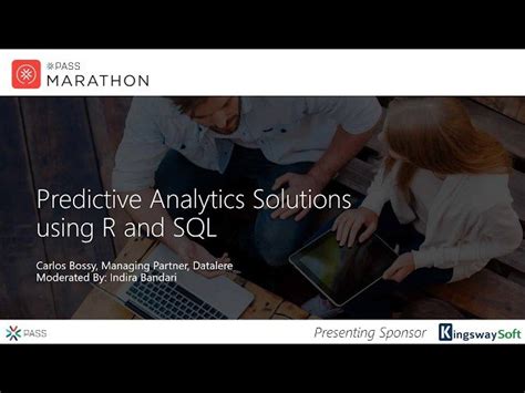 PASS Data Community Summit Talk Predictive Analytics Using R And SQL