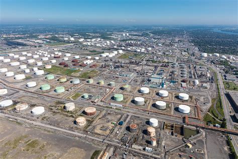 Aerial Photo Montreal East Refinery