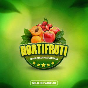 Selo 3D Para Composição Hortifruti Qualidade Garantida PSD download