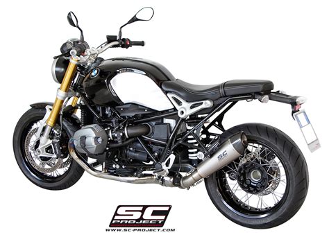 BMW R NineT Titanium Conical Slip On Exhaust By SC Project