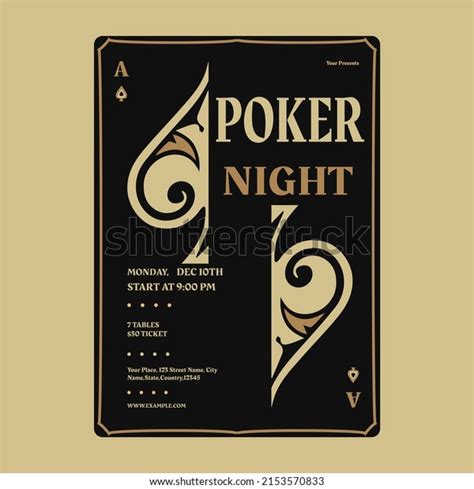 634 Poker Night Invitation Images, Stock Photos, 3D objects, & Vectors ...