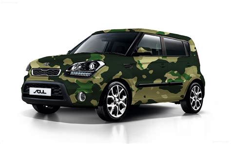 Traditional Green Camo Wrap Design For A 2013 Kia Soul Kia Soul