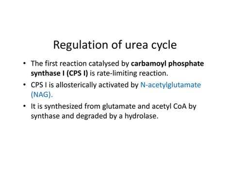 Urea Cycle | Energetics of Urea Cycle | Regulation of Urea Cycle ...