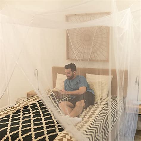 Even Naturals Luxury Mosquito Net For Double To King Size Bed Canopy