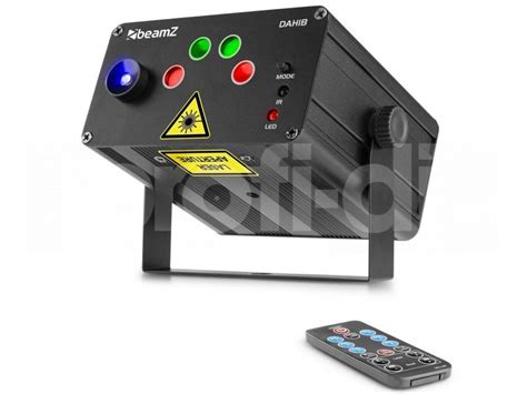 Beamz Dahib Double Rg Gobo Laser System With Rgbw Leds Profi Dj Cz