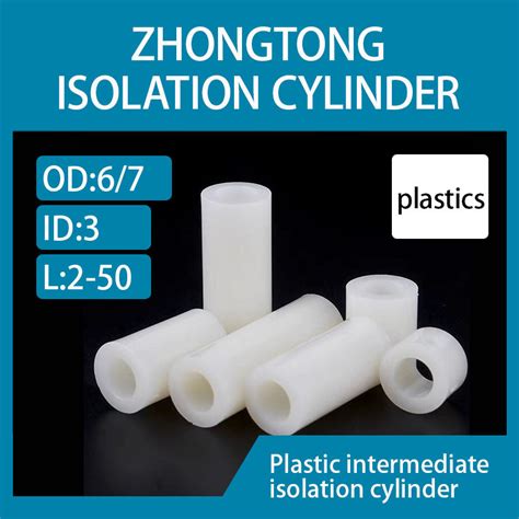 M3 Straight Column Nylon Sleeve Spacer Column Insulation Isolation