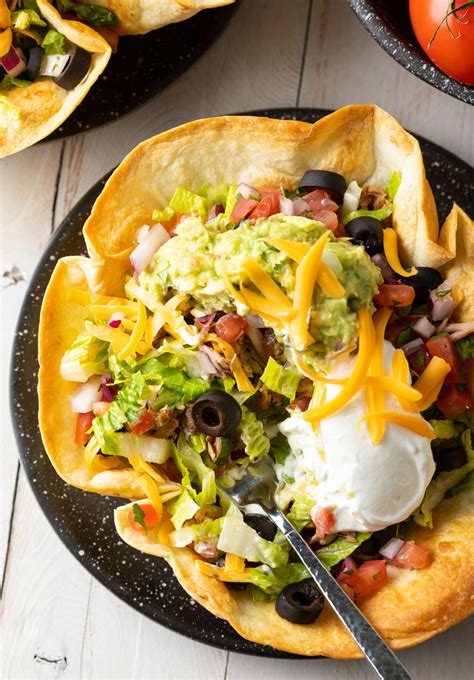 Bubbly Taco Salad Bowl Recipe A Spicy Perspective