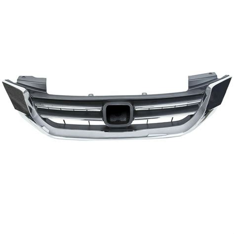 New Front Bumper Radiator Upper Chrome Grill For Honda Accord 2013 2014 2015 Ebay