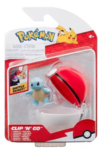 Squirtle Clip N Go Pokémon Pokebola Envío gratis