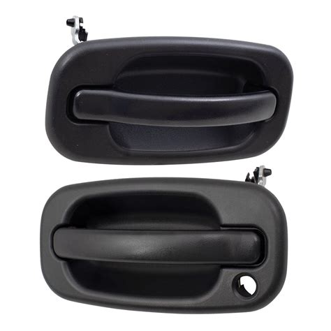 Brock Replacement Front Outside Door Handles Set Driver Side With