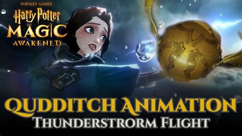 Harry Potter Magic Awakened Quidditch Among Thunderstorm New