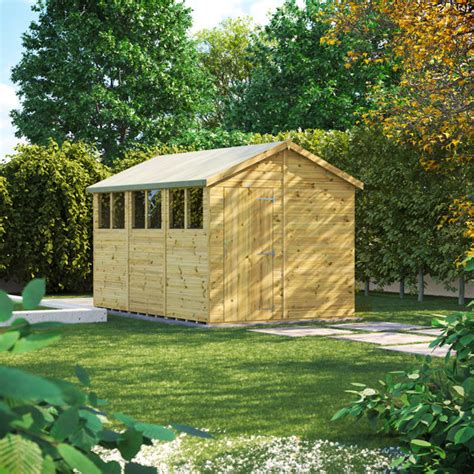 Powersheds Cm X Cm Ger Teschuppen Aus Massivholz Wayfair De