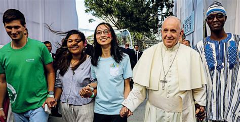 Pope Francis With Youth