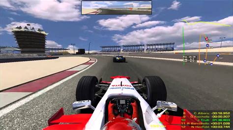 RFactor F1 2005 Championship Round 3 Barhain YouTube