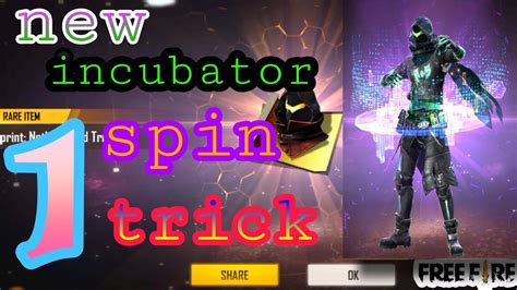 New Incubator Blueprint Only 1 Spin Trick Free Fire Pikachu Gamer