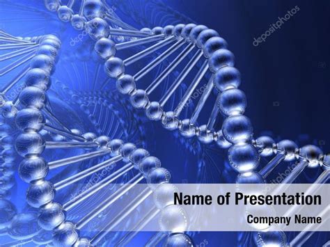 Render Of Dna Powerpoint Template Render Of Dna Powerpoint Background