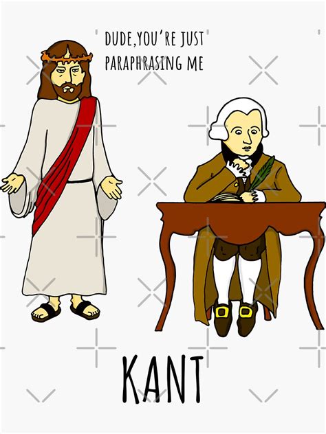 Immanuel Kant Sticker For Sale By Unexaminedlife Redbubble