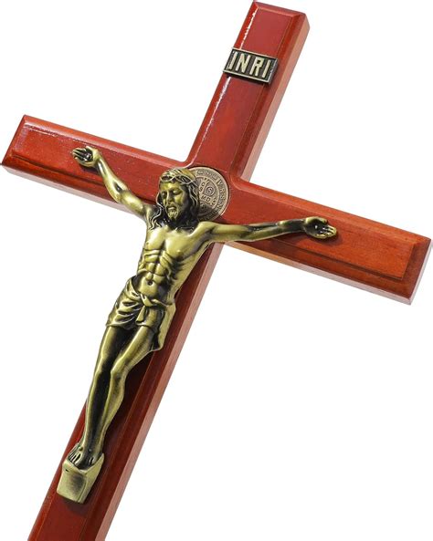 Komi 15 Inch Large Crucifix Wall Cross For Home Decor