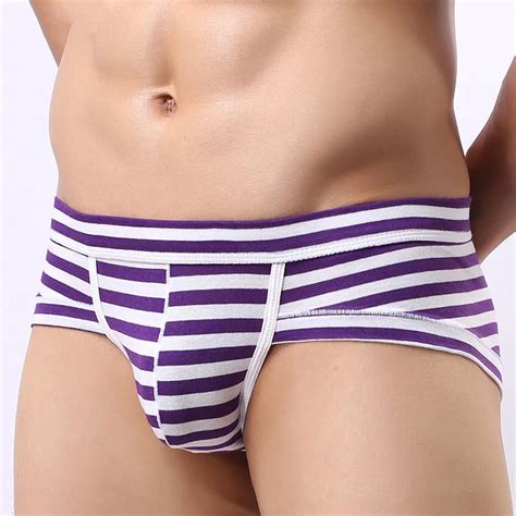 Ycat 5pc Gay Underwear Men Briefs Underwear Mens Sexy Striped