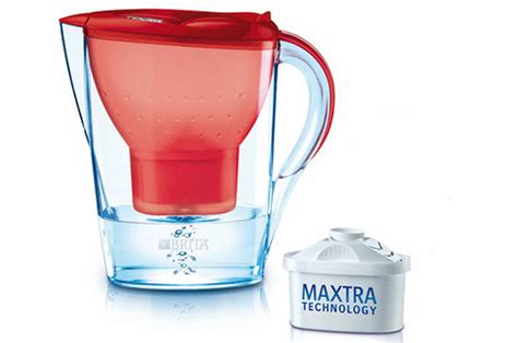 Carafe Filtrante Brita MARELLA ROUGE 1559753 Darty