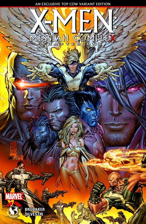 X Men Messiah Complex Top Cow Exclusive Variant Cover Comic Art