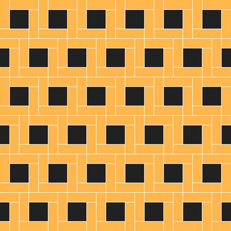 Square vector pattern. Orange square pattern. Seamless geometric ...