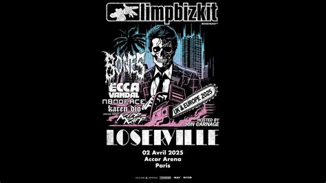 Concert Limp Bizkit à Paris 2025 Billets Prix et Réservations