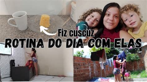 Fiz Cuscuz Para O Caf Da Manh Lavei Roupa Youtube