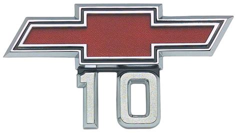 Oer 1967 68 Chevrolet Truck1969 72 G10 Van Fender Emblem Red Bow Tie