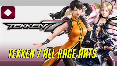 Tekken All Rage Arts In K Youtube