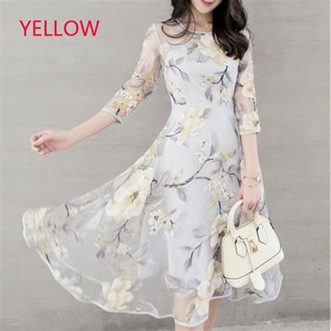 Womens Fashion Lace Double Layer Flower Dress Free Shipping Casual