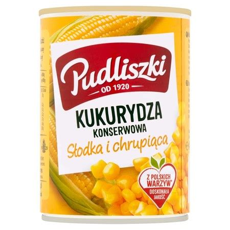 Pudliszki Kukurydza Konserwowa G Promocja Netto Ding Pl