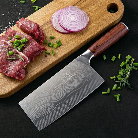 Daomachen Chef Knife Inch Quality Damascus Pattern Kitchen Knives