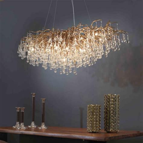 Paul Neuhaus Icicle Pendelleuchte Antik Messing 2031 11 Chandelier