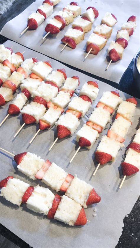 Strawberry Shortcake Kabobs Madison Fichtl