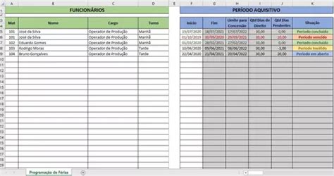 Planilha Programa O De F Rias Parcelamento Sem Juros