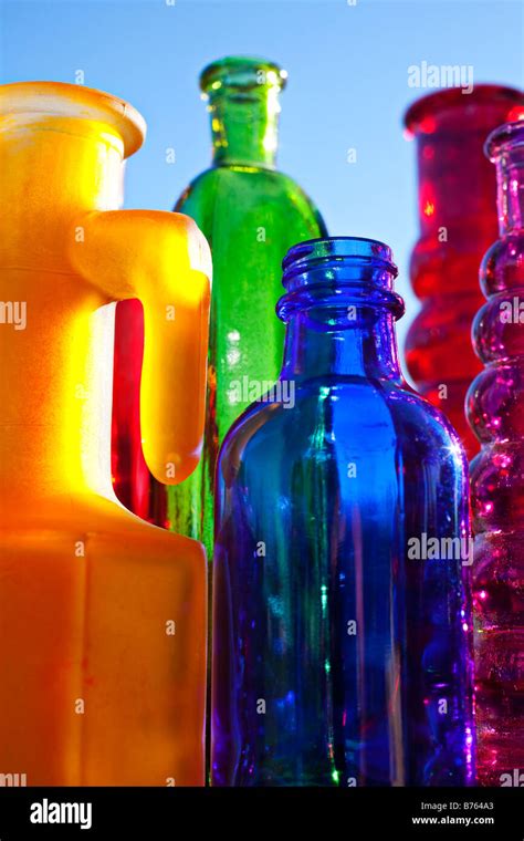 Various Antique Glass Bottles Hi Res Stock Photography And Images Alamy