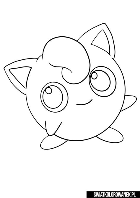 Jigglypuff Kolorowanka Pokemon Darmowe Kolorowanki Do Druku The Best