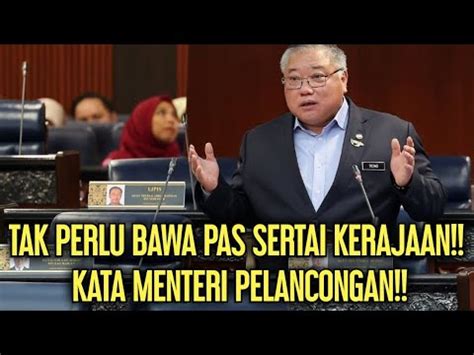 Tak Perlu Bawa Pas Sertai Kerajaan Kata Menteri Pelancongan Youtube