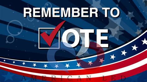 Remember To Vote Tuesday November 7 North Main Community Association