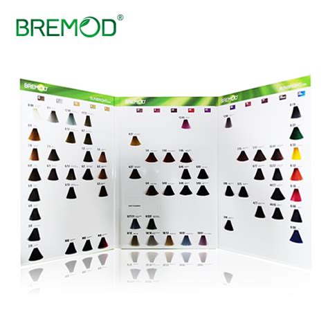 BREMOD hair color chart,Permanent Hair Color