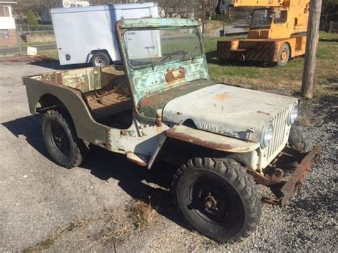 Super Rare Willys Cjv35 Marine Corp Jeep Cj3a Only 1000 Produced For