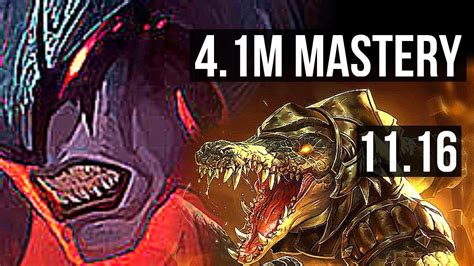 Aatrox Vs Renekton Top 4 1m Mastery 6 Solo Kills 300 Games Euw