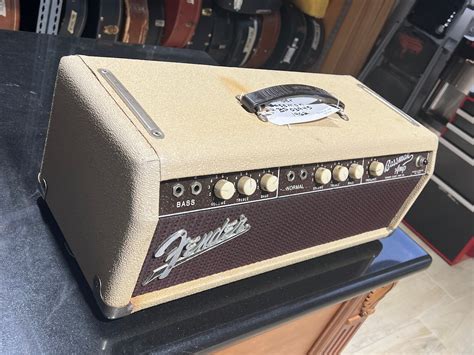 Fender Bassmans 6G6 Head 1962 Rough White Tolex For Sale Guitarbroker