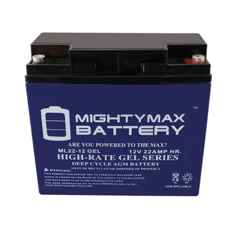 Mighty Max Battery 12v 22ah Gel For Bmw R1200c R1150gs R 51913 Rechargeable Sealed Gel 12220