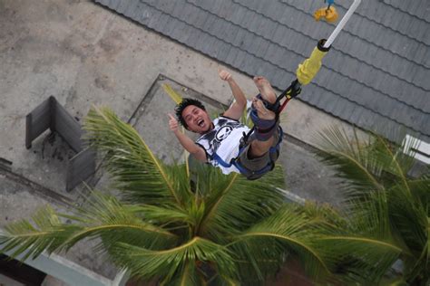 Bungy Jumping At Double Six Legian Bali