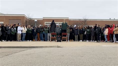 'It starts with us,' Okemos High School students hold walk-out to ...